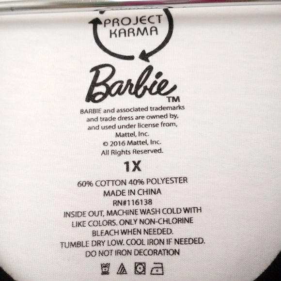 New Project Karma Barbie Brunch Bunch Graphic Tank - Size 1X - Picture 6 of 7